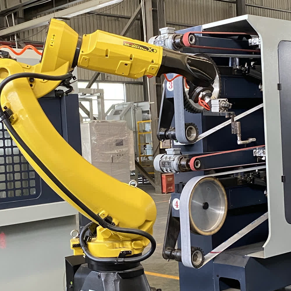 High Speed And Precision Robot Grinding Machine For Metal Fabrication