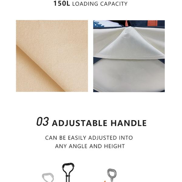 Wagon in folded position