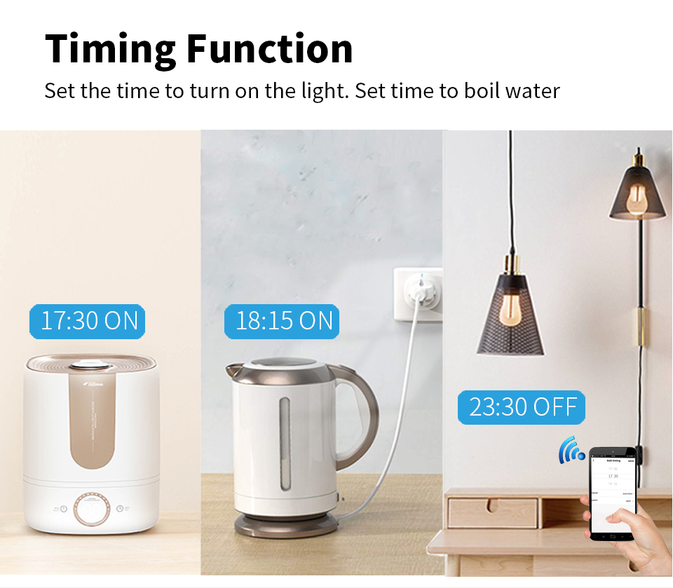 Wireless Tuya Smart Switch Set WiFi Remote Controller Timer