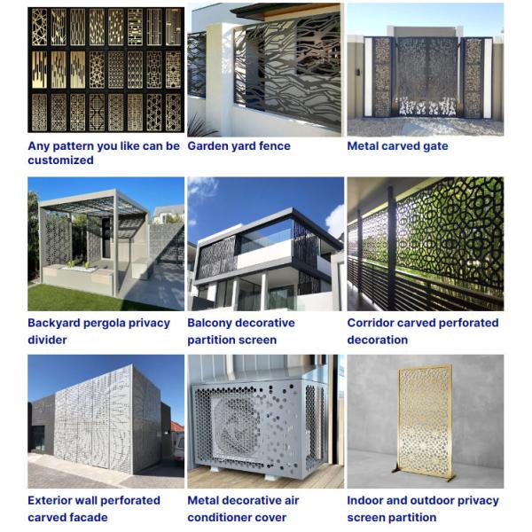 Waterproof Metal Wire Mesh Fencing 2mm Aluminium Perforated Panels