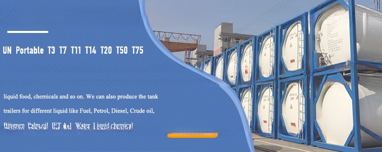 UN T3 Fire Heating 20ft Bitumen ISO Tank Container with CSC Certificate and 16MnDR Vessel Material