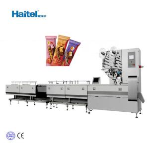 Multi-servo feed processing machine Horizontal chocolate Candy Bar flow Packing