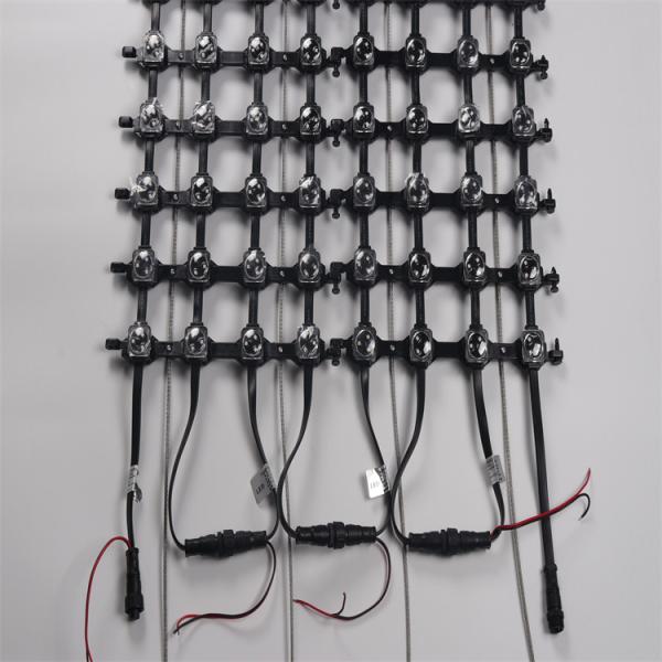 Quality P62.5 High Transparency Flexible LED Mesh Screen Customized For Adevertising for sale