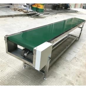 China PU / PVC Flat Top Chain Conveyor Belt for Plastic Bags Machine on sale