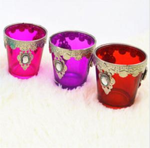 China wholesale glass candle for wedding decoration on sale