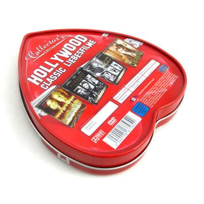 Quality Heart shape custom tin boxes with insert inside for sale