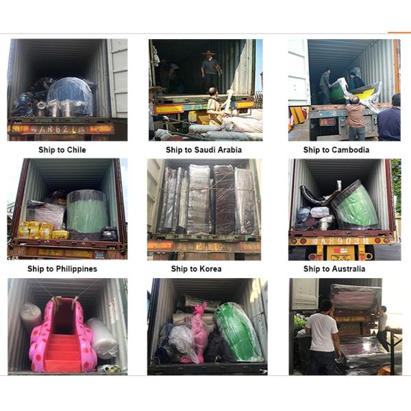 TUV Anti UV Fiberglass Caterpillar Aqua Water Slides