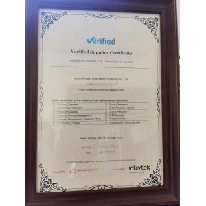 Hebei Vinstar Wire Mesh Products Co., Ltd. Certifications