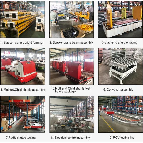 Carrier And Shuttle Car Three-Dimensional Warehouse Storage System Automated Storage and Retrieval System ASRS