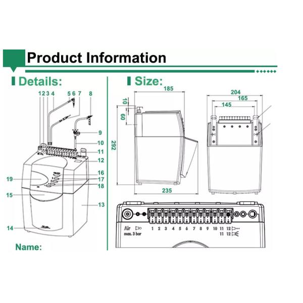 3 kg Knitting Machine Spare Parts Circular Knitting Machine Needles Lubricator Oiler Device