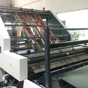 China Automatic Electric Driven Carton Box Pasting Machine Corrugated Sheet Paper Board Card on sale