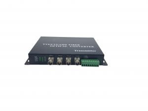 Wholesale 4ch Noncompression Digital Video Ethernet RS232 To Fiber Optic Converter 80km from china suppliers