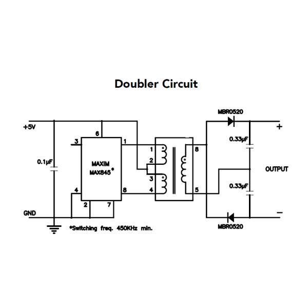 MAXIM MAX845 Gate Drive Transformer SMPS TGM-010P3RL TGM-P3
