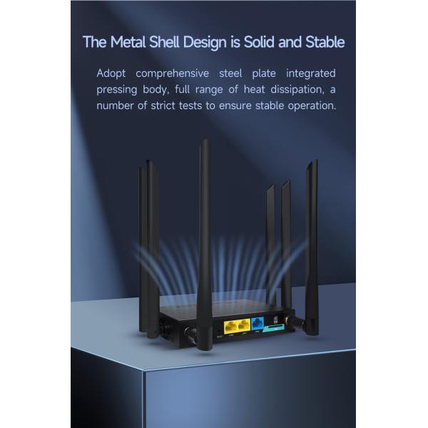 300Mbps 4G Wifi Router Chipset MTK7628 12V DC Power 1 SIM Card Support