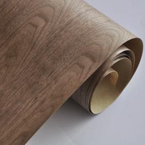 Wholesale Craft Paper Backed Veneer FSC Natural Walnut Sheets For Cosmetic Packaging from china suppliers