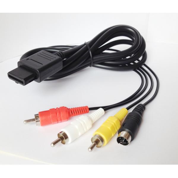 1.8M length Video Game Cables For Game Glub S-Video AV