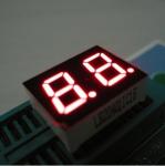 Green Small Custom Two Digit 7 Segment Led Display For Instrument Panel 0.4 Inch