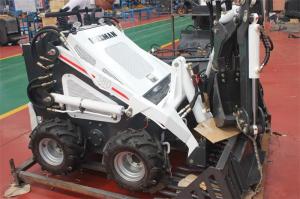 Wholesale Mini skid steer loader hy380 with different attachments for farm garden and construction from china suppliers