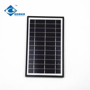 Wholesale ZW-7W Glass Laminated Solar Panel 7W 6V aluminum frame filexable solar charger from china suppliers