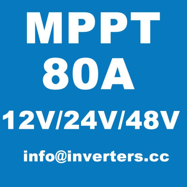 Hanfong High conversion efficiency 60A 70A 80A 12V/24V/48V system auto recognition MPPT solar charge controller