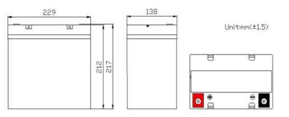 IP55 Lithium Battery Lead Acid Replacement 54Ah 12.8V Deep Cycle Battery