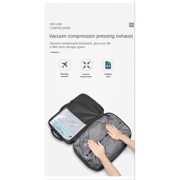 Multifunctional Airbag Men Business Backpack 600D Oxford Waterproof Backpack