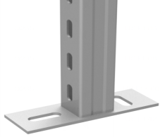 Natural Silver Ground Mount for Solar Panel Installation Pre-assembled and Customization