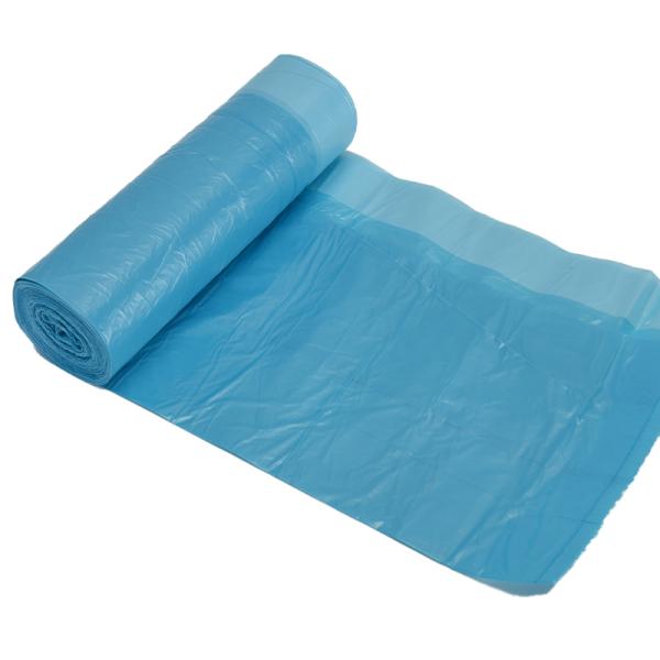Custom Order HDPE Garbage Bags Plastic Disposable On Rolls Star Seal Trash Can Liners Drawstring