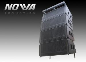 Double 10 Line Array PA Speaker System Durable For Outdoor / Indoor