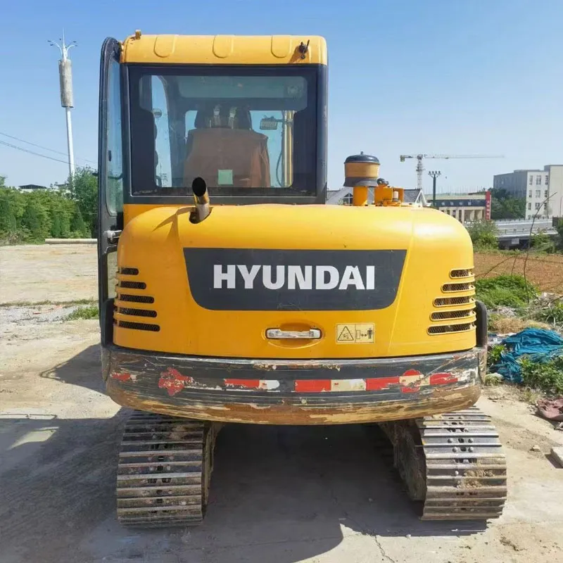 6 Ton Secondhand Hydraulic Hyundai 60-7 Excavator Used Construction Machinery Used Excavators Mini Excavator with Quick Coupler