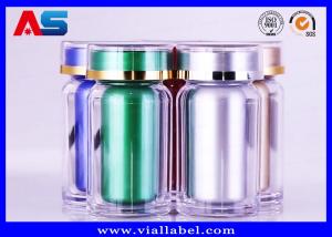 Wholesale Durable Acrylic Plastic Pill Pots 60CC Pharmacy Capsules Cylinder Bottle from china suppliers