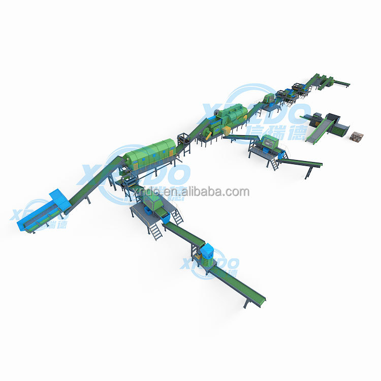 100T/D 200T/D 400T/D Sorting Robotic Arm Garbage Sorting Machine