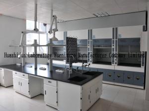 Ph School Lab Furniture High Adjustable Lab Table With Reagent Shelf And Power Supply