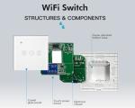 ZigBee Remote Control Smart Switch Panel Touch Support Voice Control