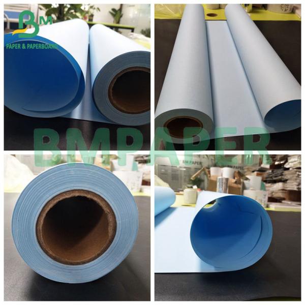 80gsm Good Printing Double Side Blue Engineering Bond Paper Rolls
