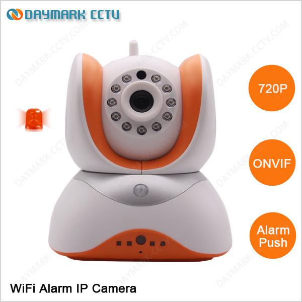 Quality 720p WIFI PIR alarm android iphone remote view ip camera for sale