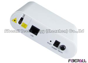 White ONU Optical Network Unit Fibre Ont Box With One Gigabit Ethernet LAN Port