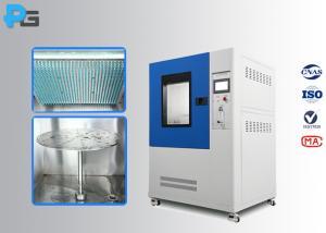 China High Accuracy Filter Rain Test Chamber 0.4mm Nozzle IEC60529 IPX12 With PLC Touch Screen on sale