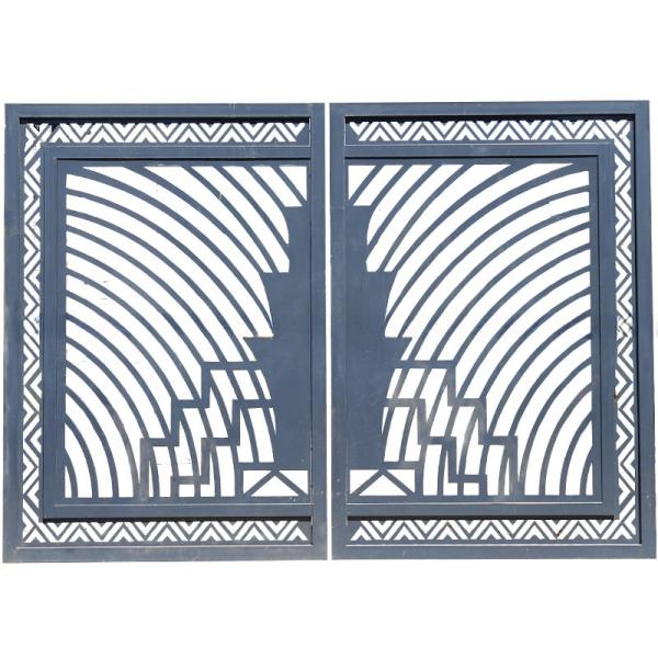 Quality Australia Style Courtyard Wall Gate With Sliding Open Design Customizable Size for sale