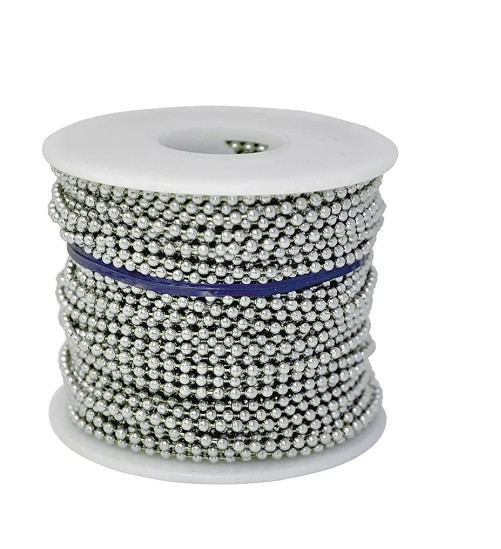 Polished Stainless Steel Bead Chain Necklace Ball Chain Jewelry Metal Bead Ball Chain