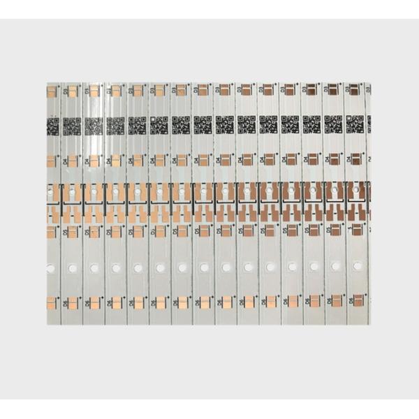 White Aluminum Based Custom Printed Circuit Board 1-6 OZ For LED 1.6mm 35um