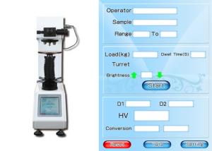 China Knoop Hardness TestSteel Hardness Testing Machine 100 KGf Closed Loop With LCD Display on sale