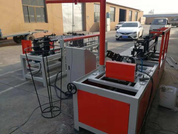 Quality 3.8kw Diamond Mesh Making Machine , Fully Automatic Chain Link Fence Machine for sale