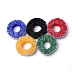 Wholesale Hook loop Double Sided Roll for Computer cord wrap , 25m / roll from china suppliers
