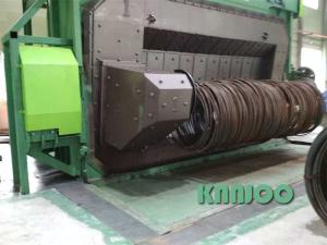 Wholesale Wire Rod Coil Surface Cleaning Shot Blasting Machine Of KNNJOO from china suppliers