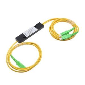 China 1x2 Splitter Fiber FTB Splitter / SC APC Splitter For Fiber Optic Cable on sale