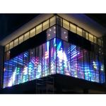 Stable SDK Transparent LED Window Display , Waterproof LED See Through Screen