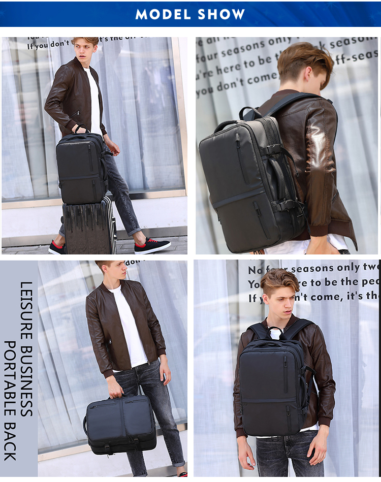 Computer Interlayer Extendable Multi Functional Backpack 35L
