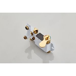 Thermostatic 35mm White 314SUS Bathroom Shower Faucet