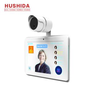China Touchless detection Face Recognition Thermometer Terminal 10 Inch IPS LCD Screen on sale